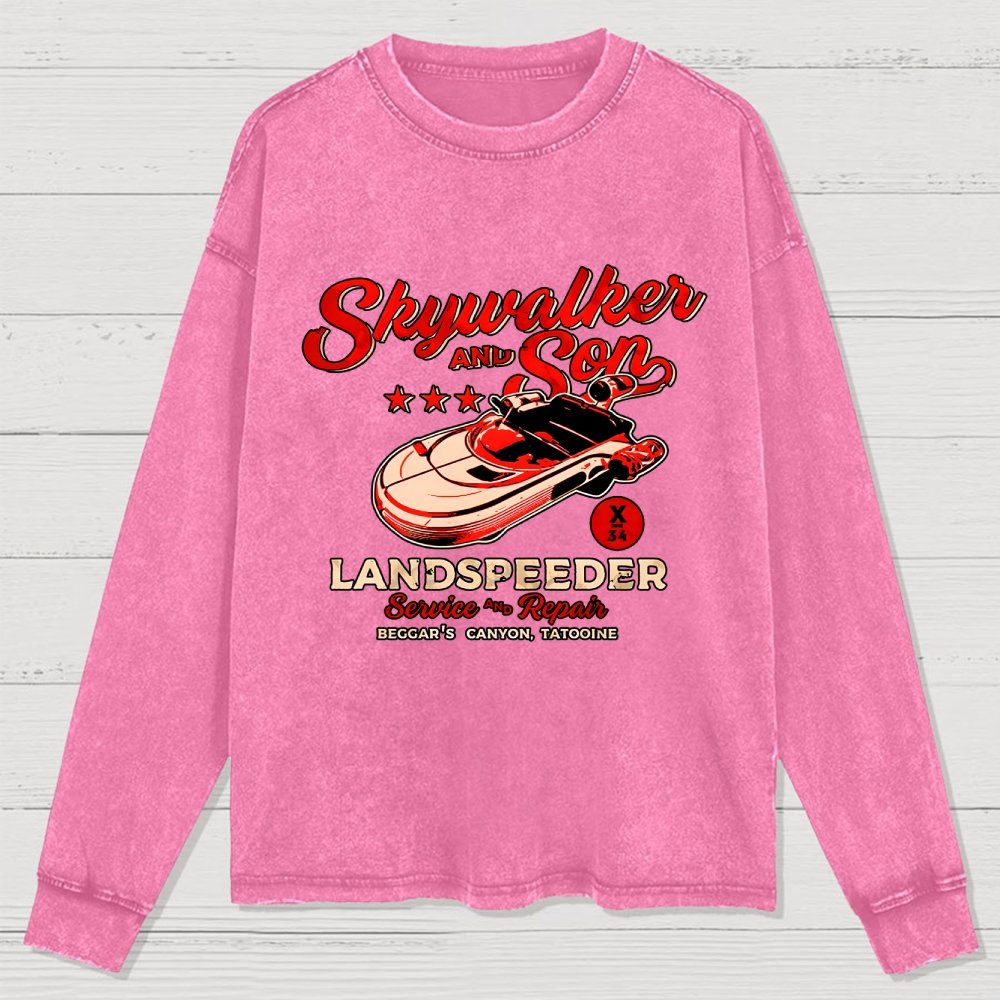 Speeder Shop Washed Long Sleeve Tee