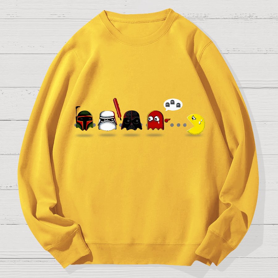 Space Wars Geek Cotton Sweatshirt