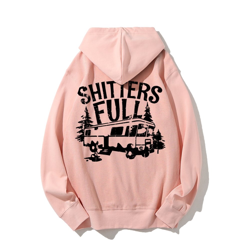 Shitters Full Printed Back Unisex Cotton Hoodie
