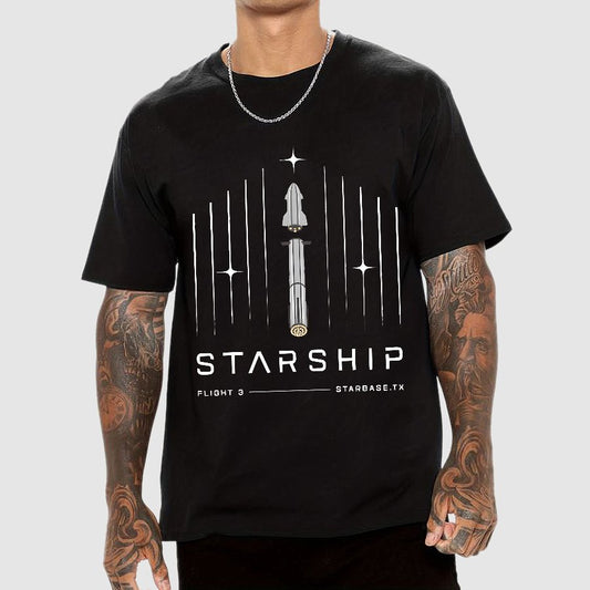 Starship Flight 3 Nerdy T-Shirt