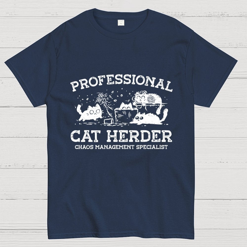 Professional Cat Herder Geek T-Shirt