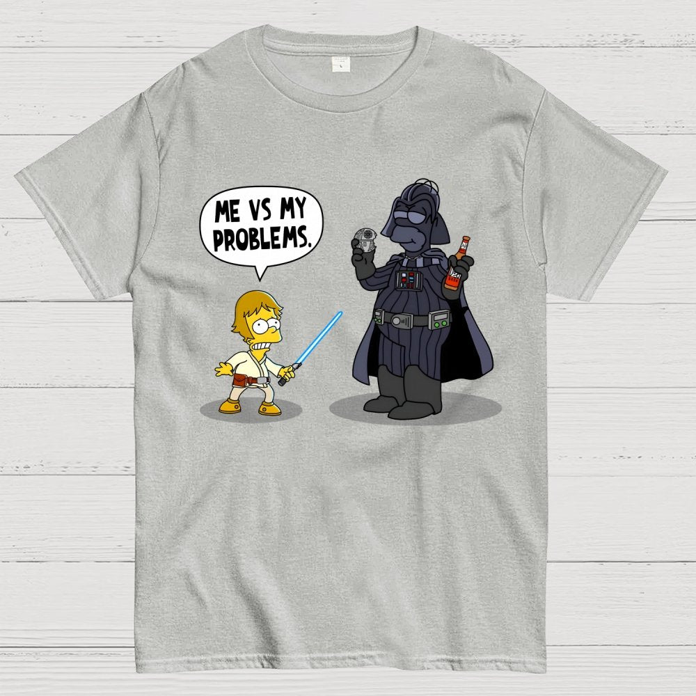 Me vs My Problems Humorous Geek T-Shirt
