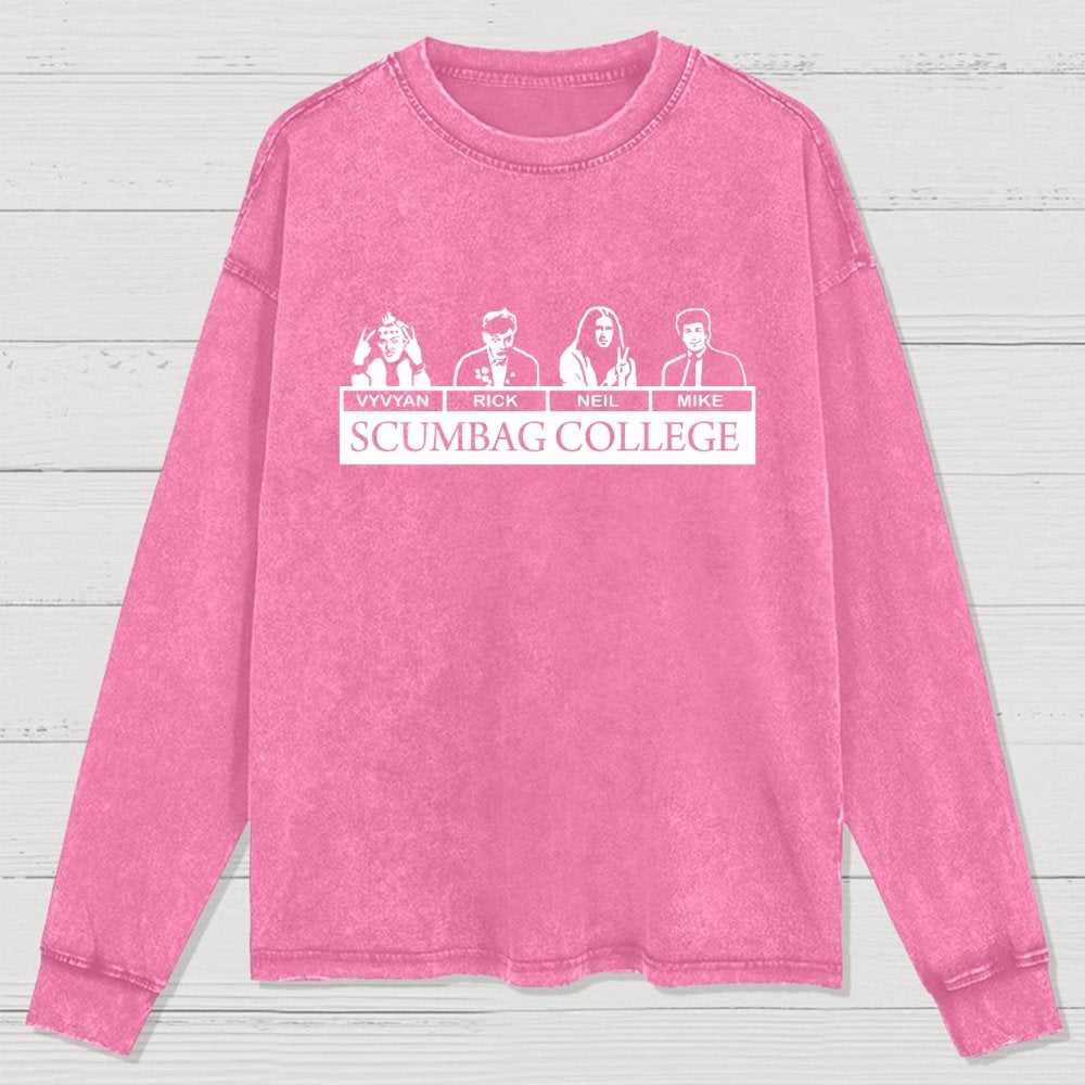 Scumbag College Washed Long Sleeve Tee