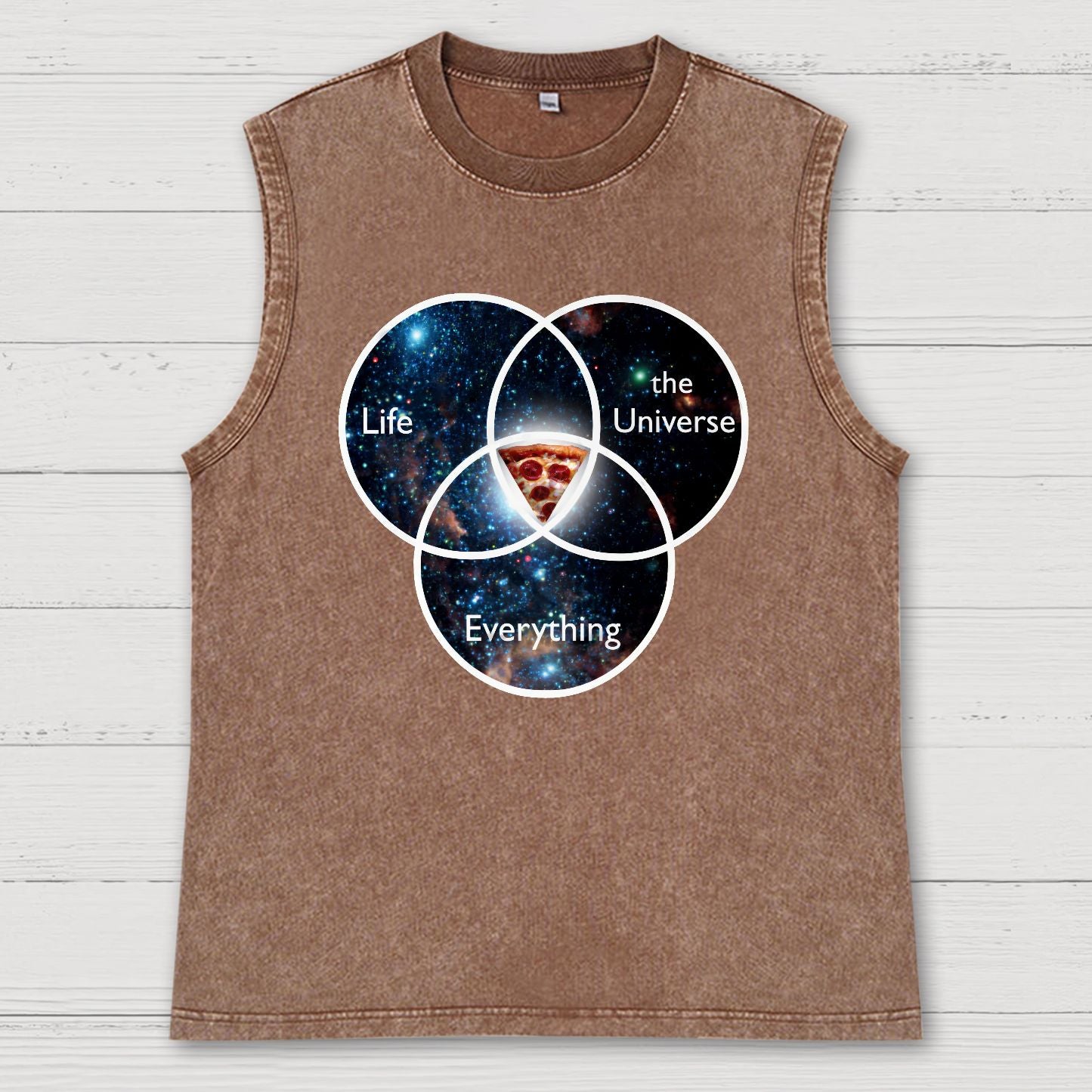 The meaning of life Vintage Distressed Washed Tank