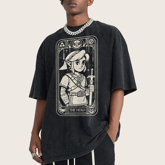 The New Tarot Hero Vintage Distressed T-shirt