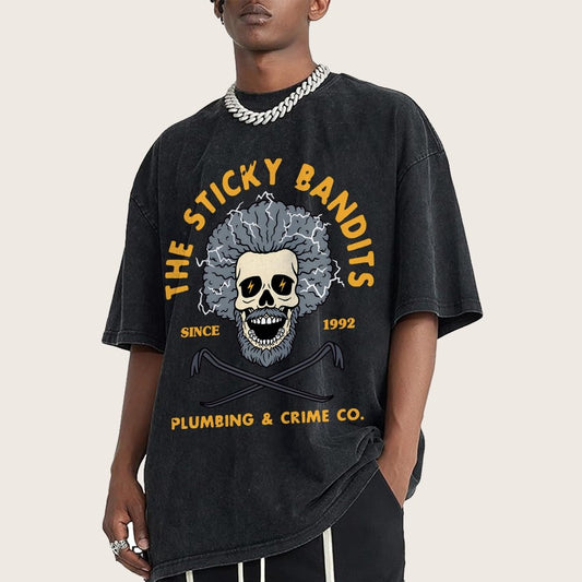 The Sticky Bandits Vintage Distressed T-shirt