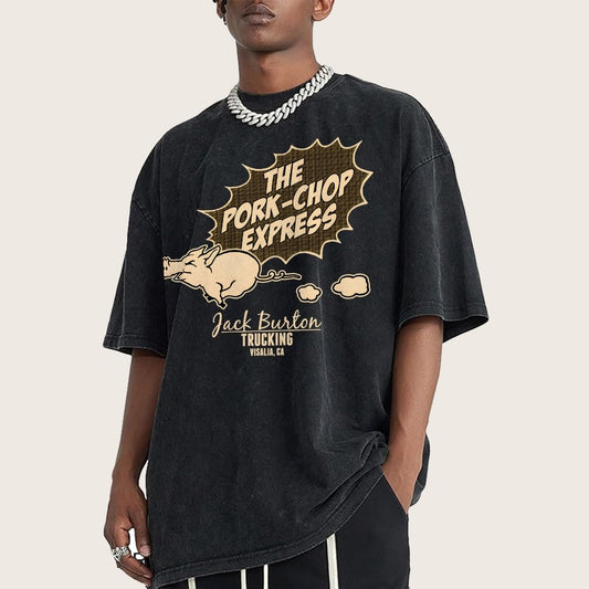 The Pork-Chop Express Vintage Distressed T-shirt