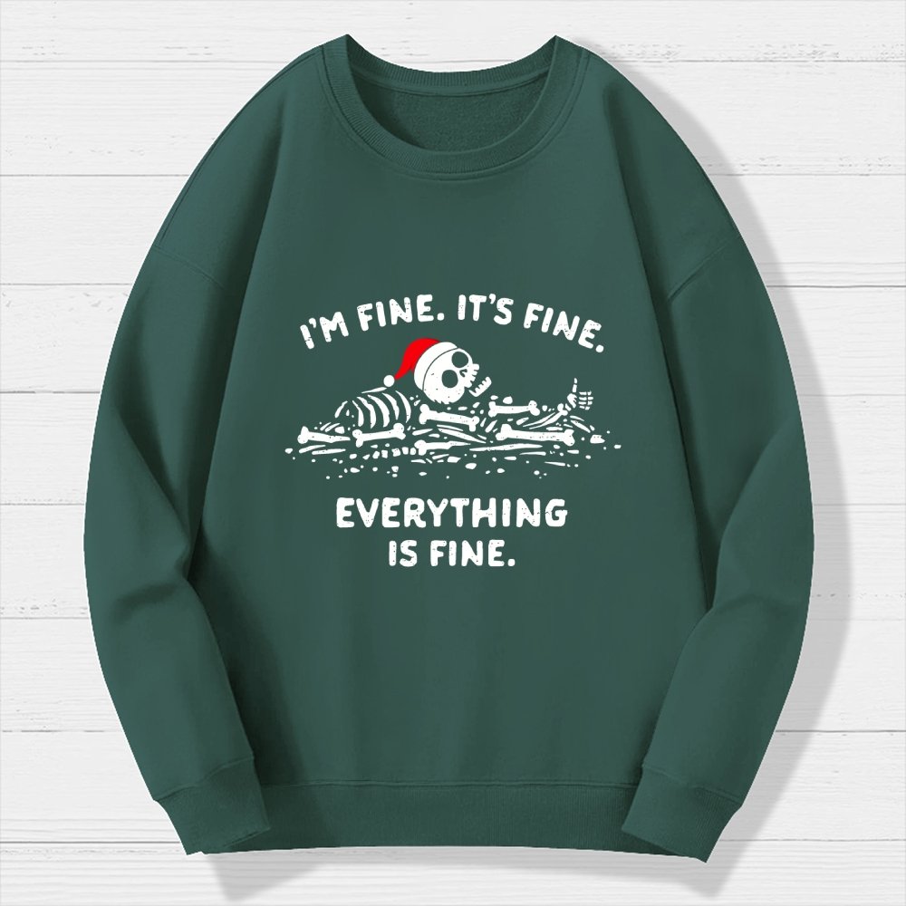 A Fine Pile Of Bones Geek Cotton Sweatshirt