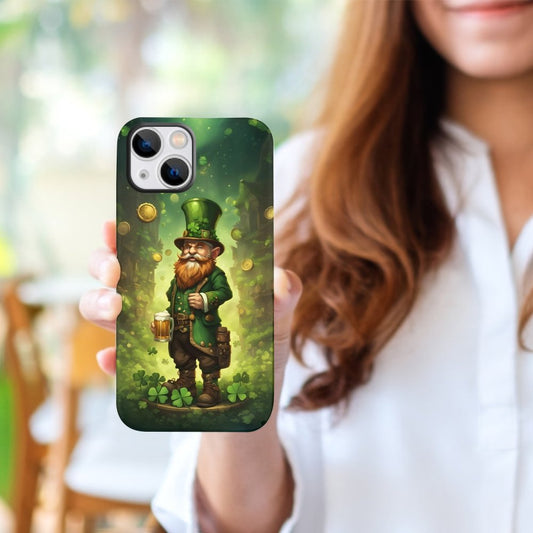 St. Patrick's Day Lucky Green Print Phone Cases