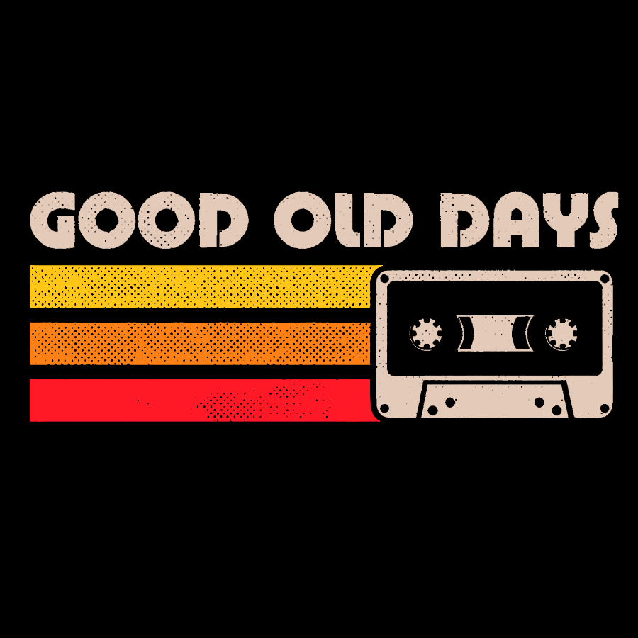 Old Days Vintage Geek T-Shirt