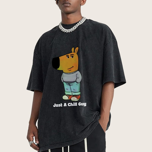 I'm Just A Chill Guy Vintage Distressed T-shirt