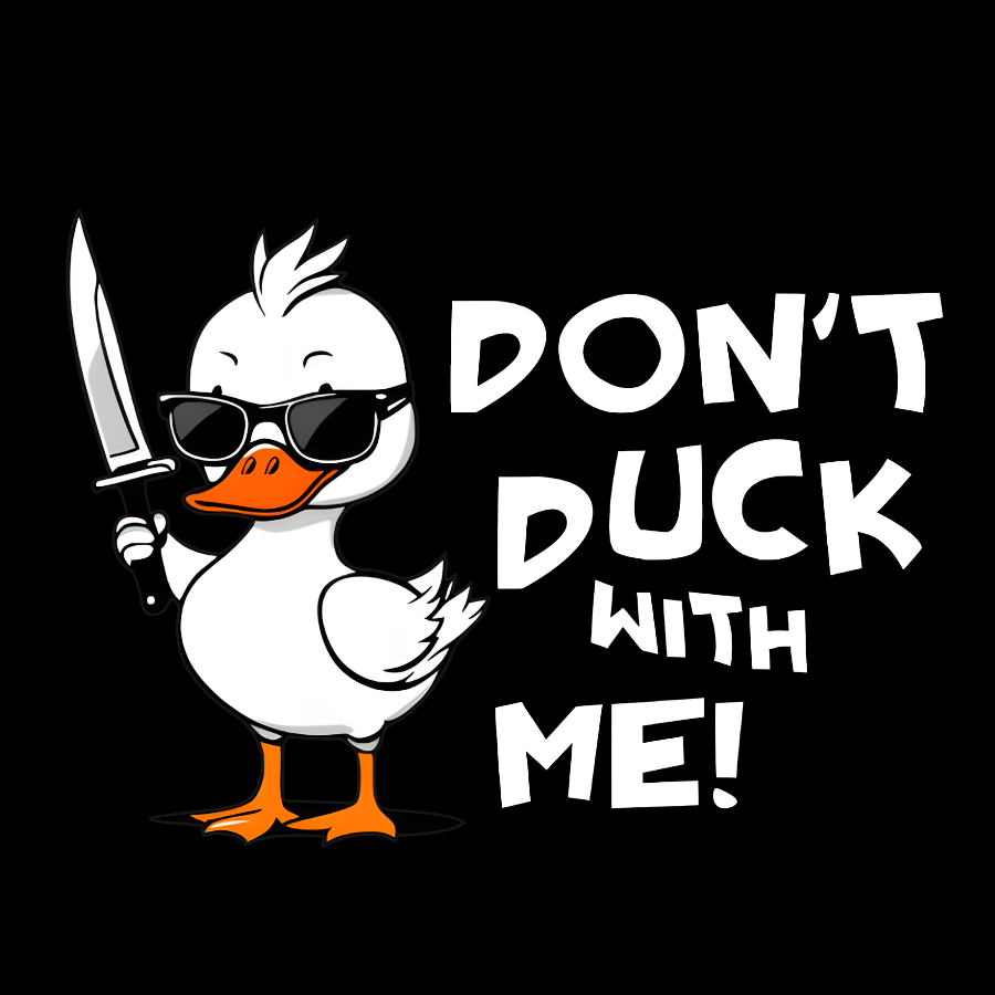 Funny Duck Geek T-Shirt
