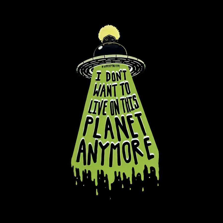 I Don't Want To Live On This Planet Anymore Nerdy T-Shirt
