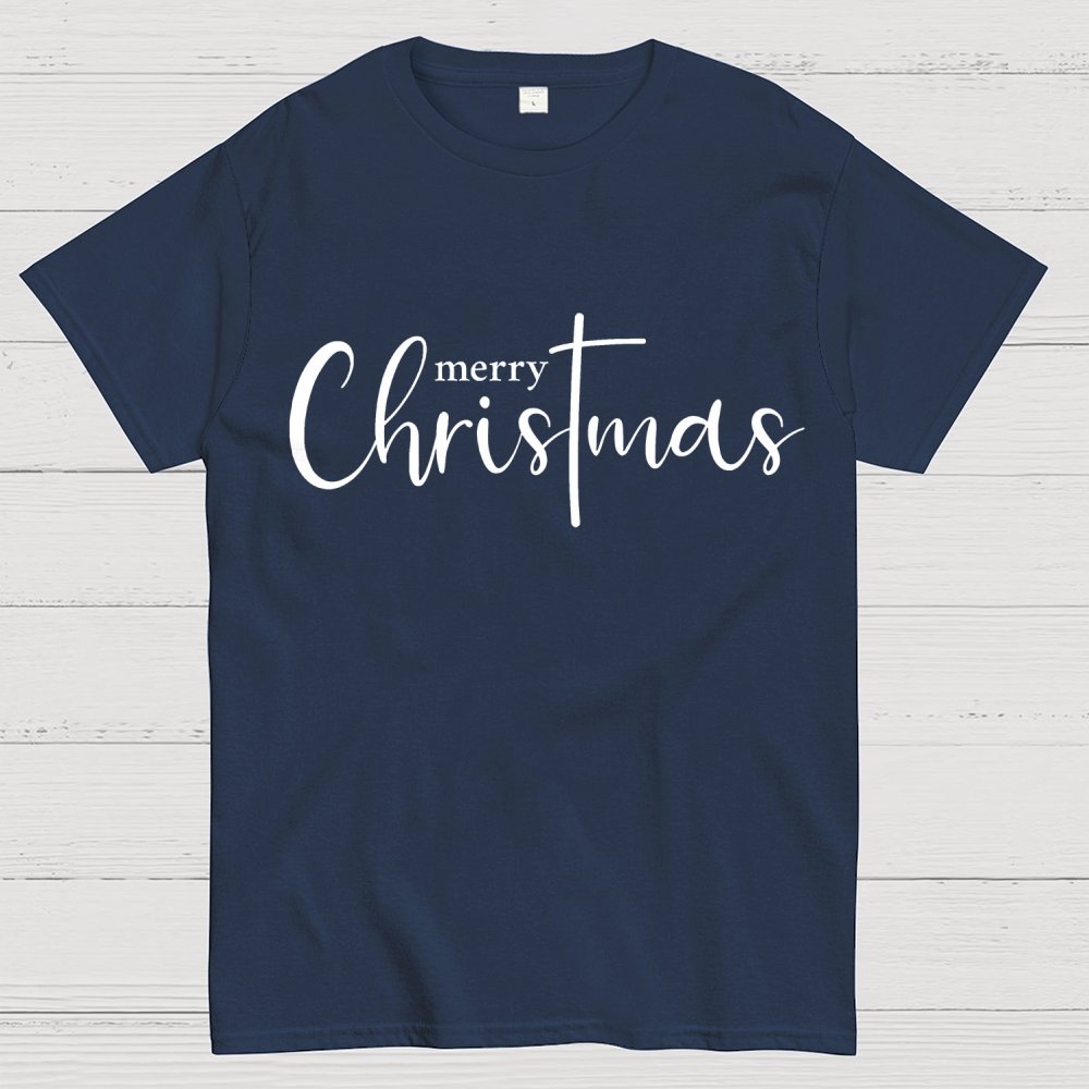 Merry Christmas .Christmas Cross Geek T-Shirt