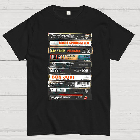 Vintage Rock Cassettes Geek T-Shirt
