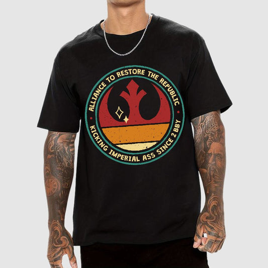 Kicking Galactic Ass Geek T-Shirt
