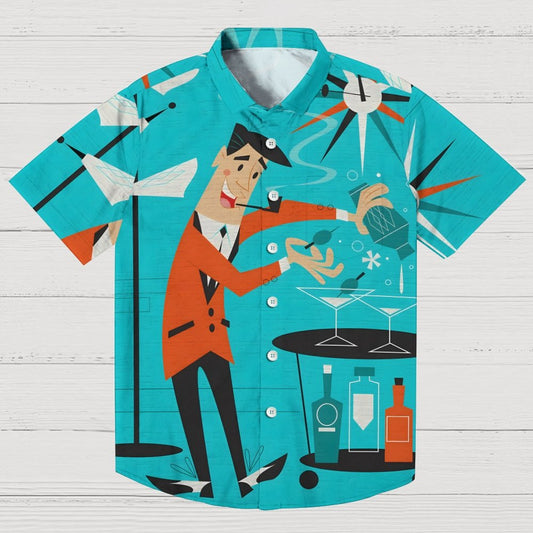 Cocktail Chemistry Reactions Geek Hawaiian Shirt