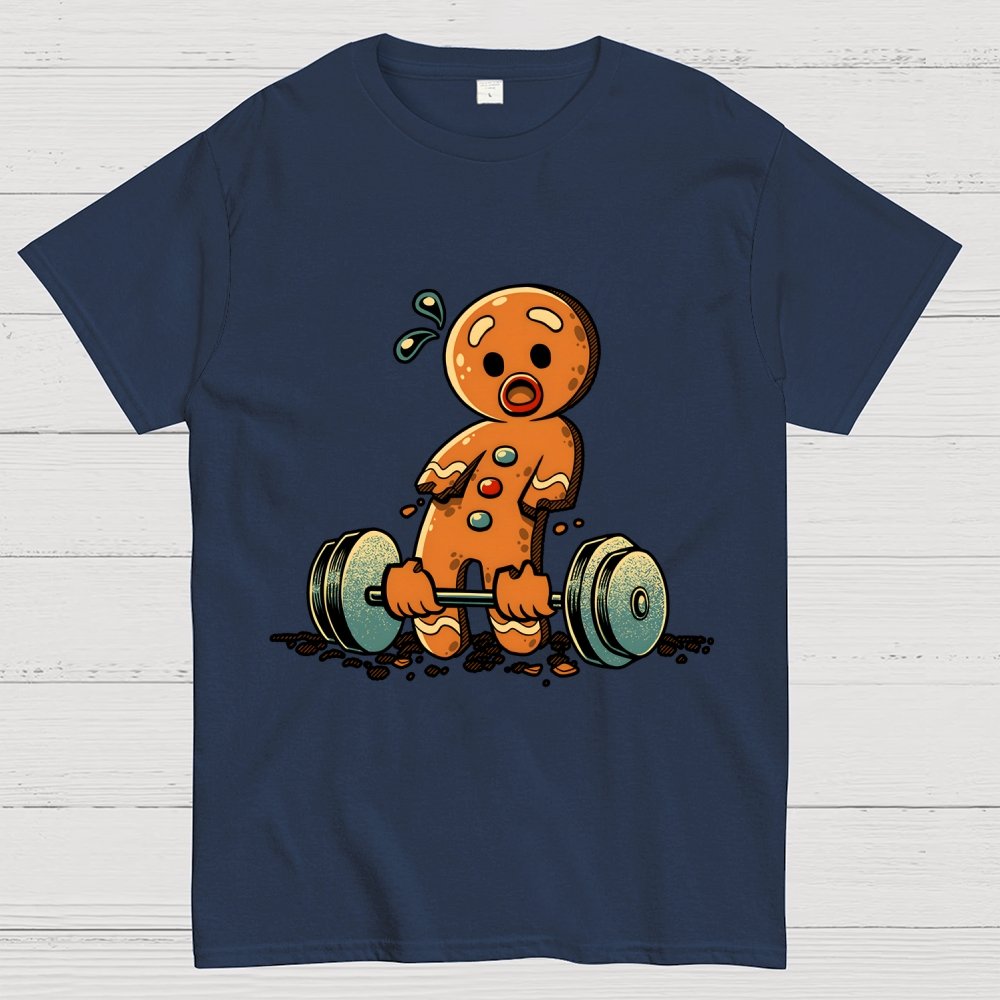 Gingerbread Workout Loosing Arms Geek T-Shirt