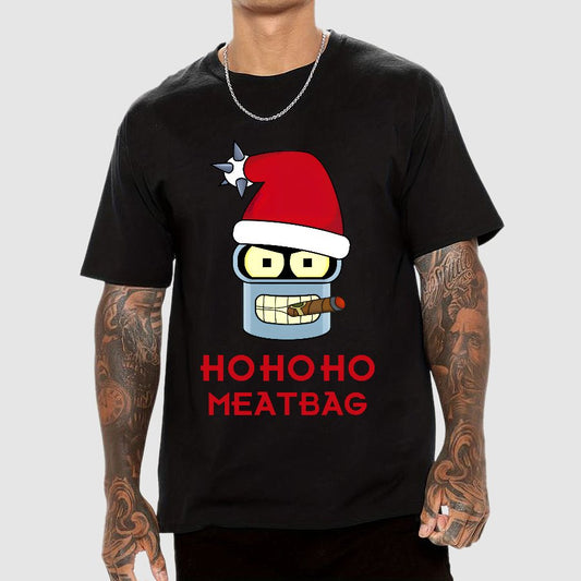 Ho-Ho-Ho!Meatbag Geek T-Shirt