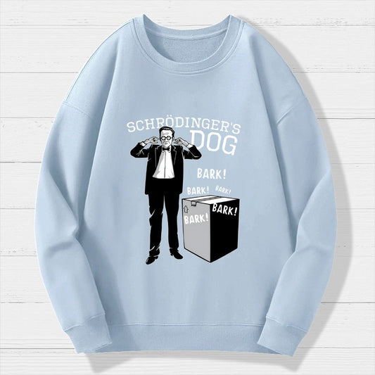 Schrodinger's Dog Geek Cotton Sweatshirt