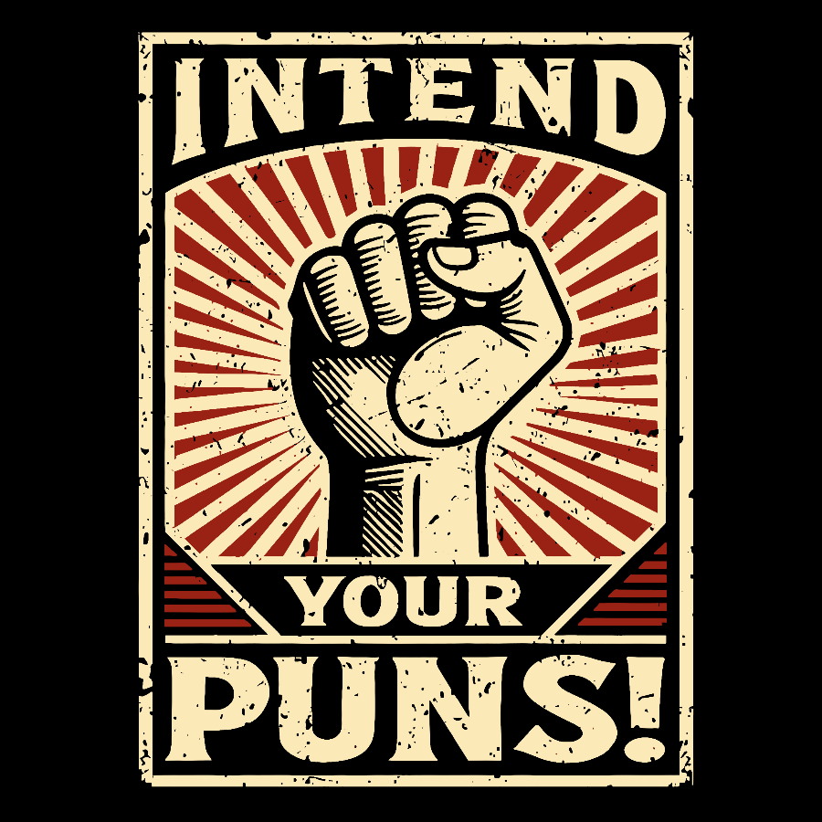 Intend Your Puns Geek T-Shirt