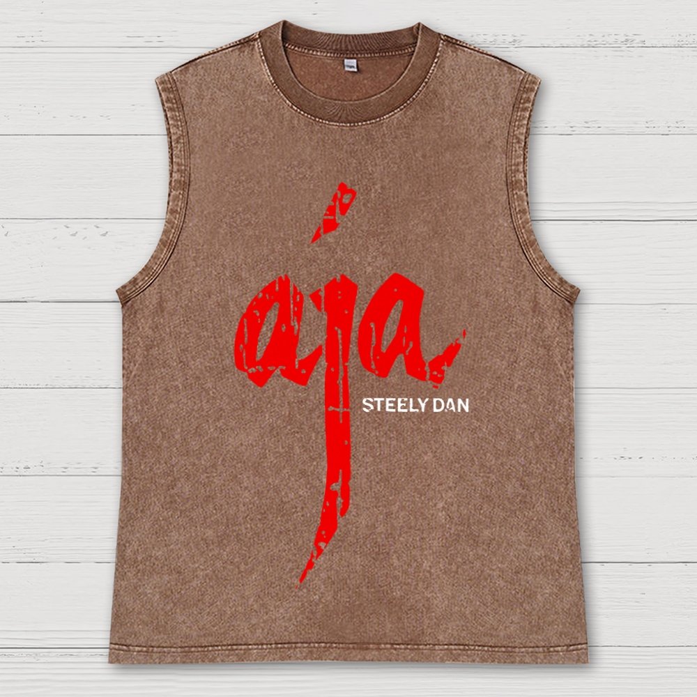 Aja Vintage Distressed Washed Tank