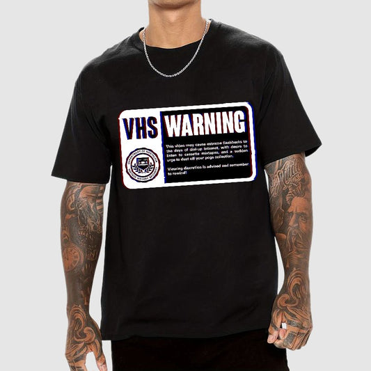 VHS Nostalgia Warning Buy Now Geek T-Shirt