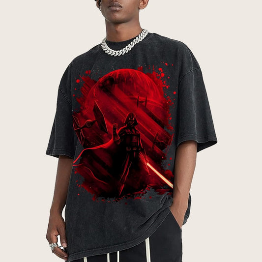 Dark Power Vintage Distressed T-shirt