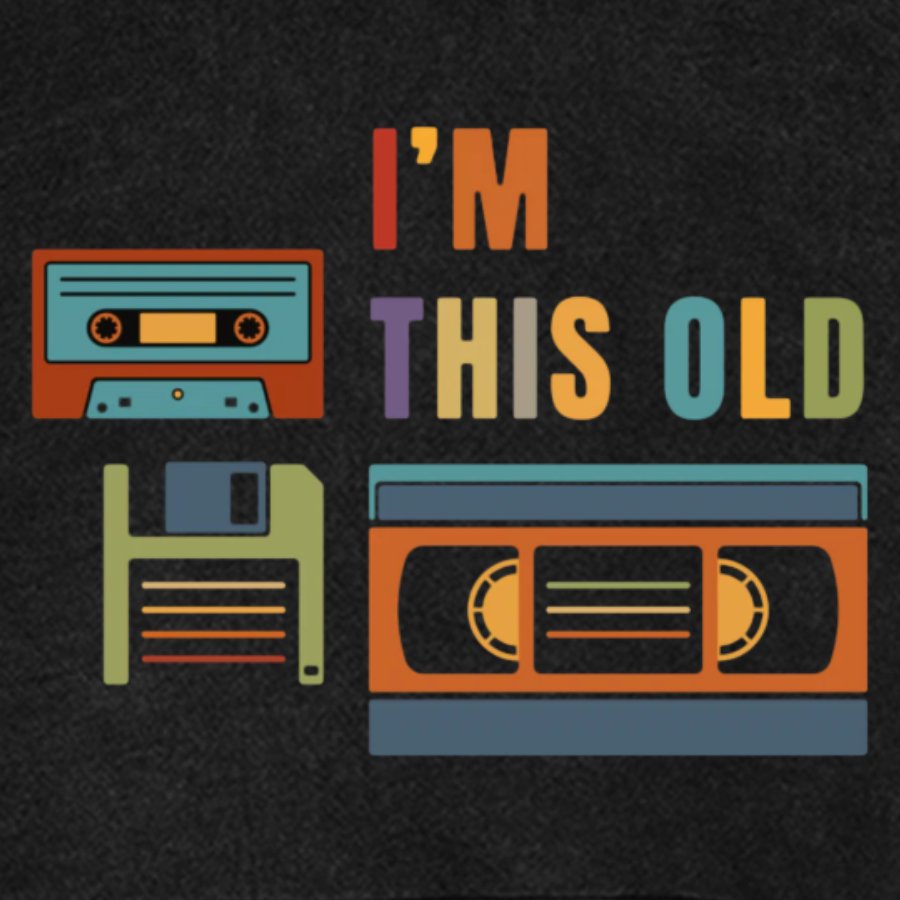 Im This Old Vintage Nerd Vintage Distressed Hoodie
