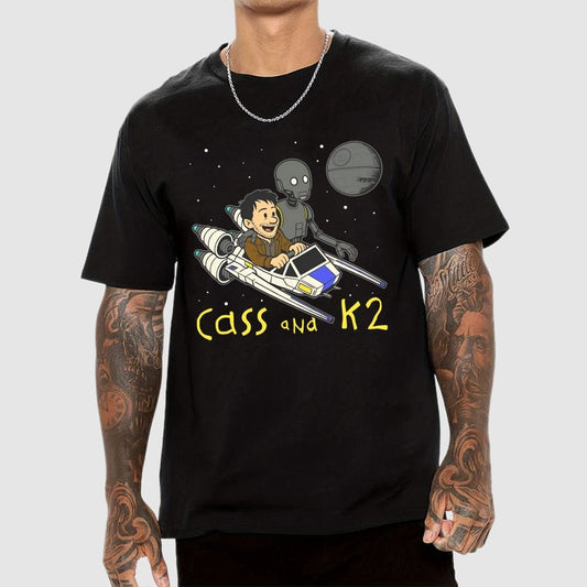 Cass And K2 Geek T-Shirt