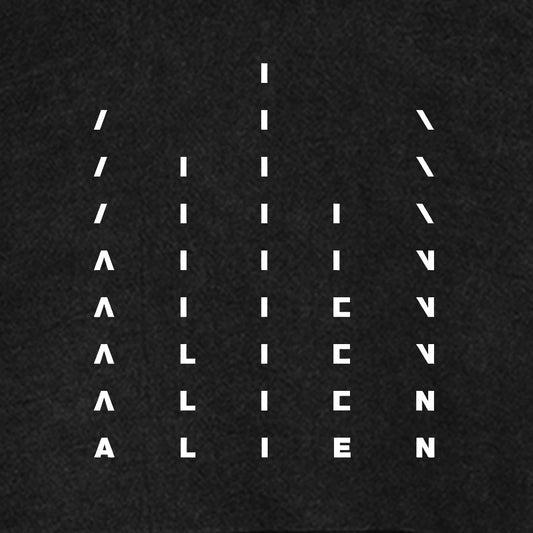 Alien Title Sequence Vintage Distressed Hoodie
