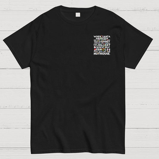 Christmas Vacation Jolliest Bunch Front And Back Printing Geek T-Shirt
