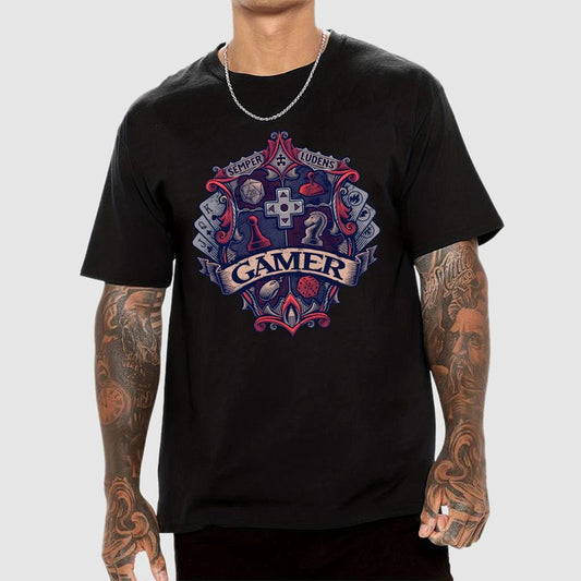 Gamer Crest Geek T-Shirt
