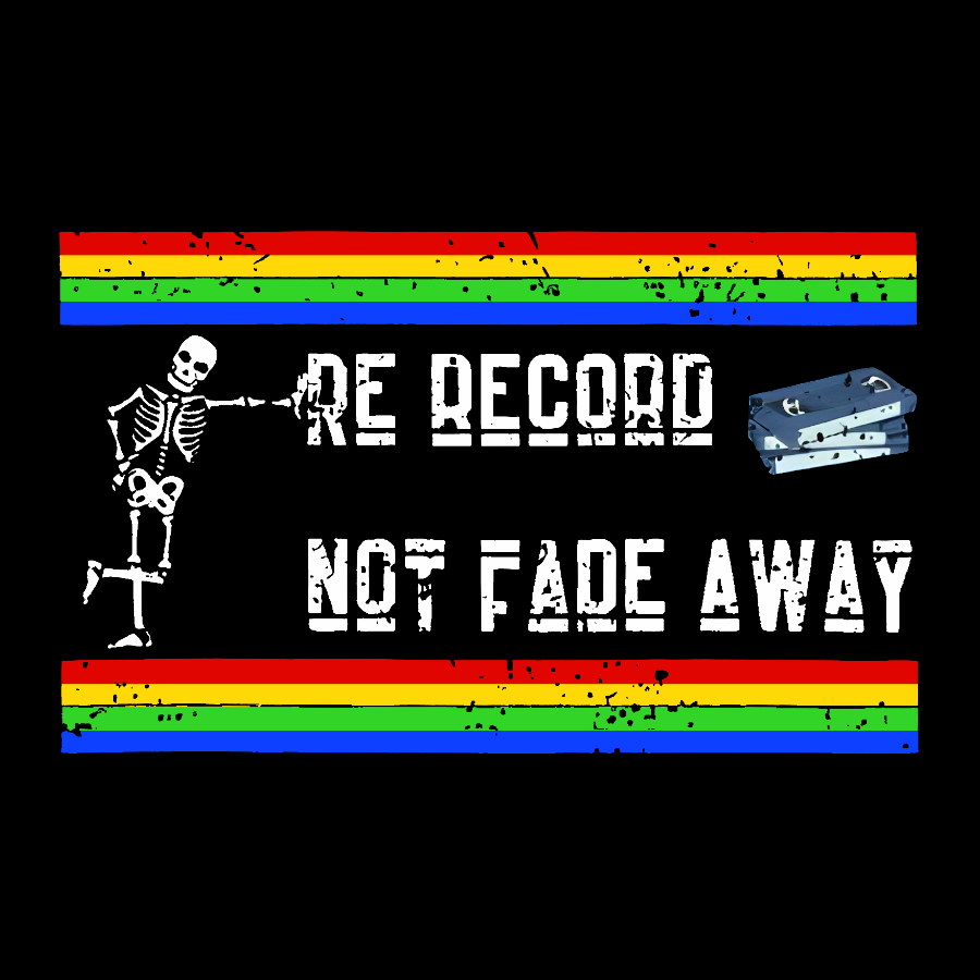 Re Record Not Fade Away Geek T-Shirt