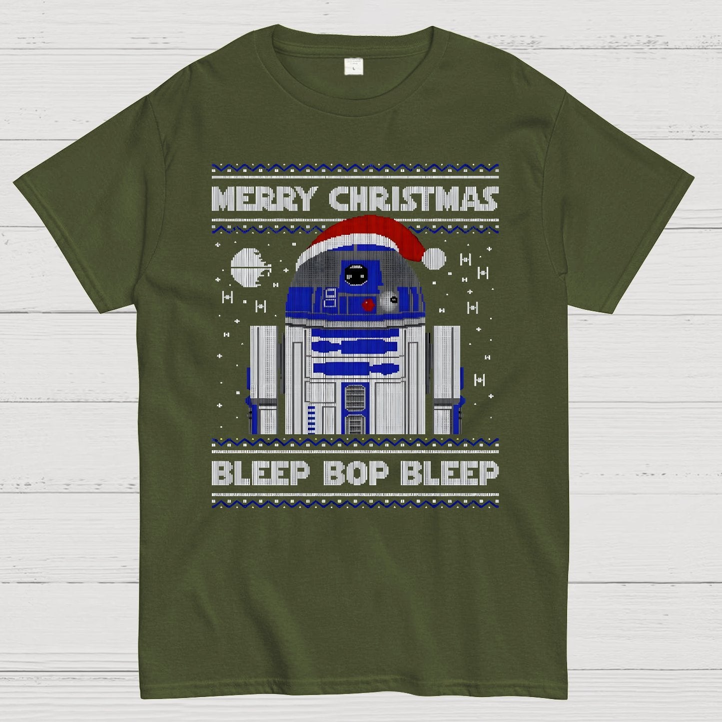 Bleep Bop Bleep Xmas Geek T-Shirt