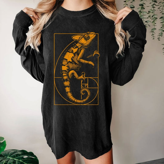 Chameleon Ratio Washed Long Sleeve Tee