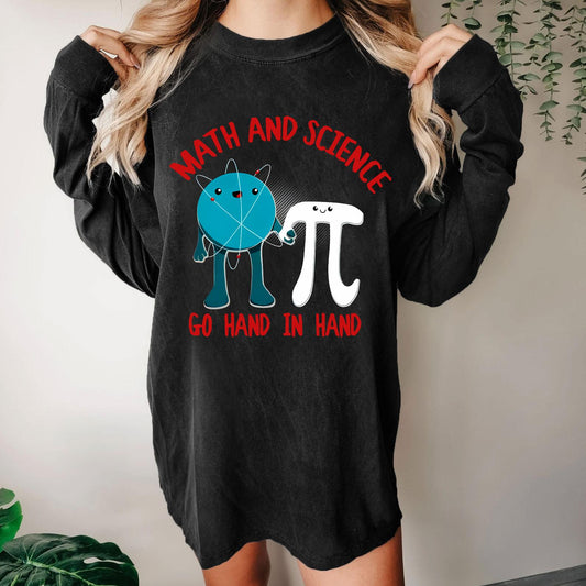 Math & Science - Friends Forever Washed Long Sleeve Tee