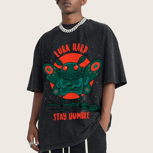 Lurk Hard Vintage Distressed T-shirt