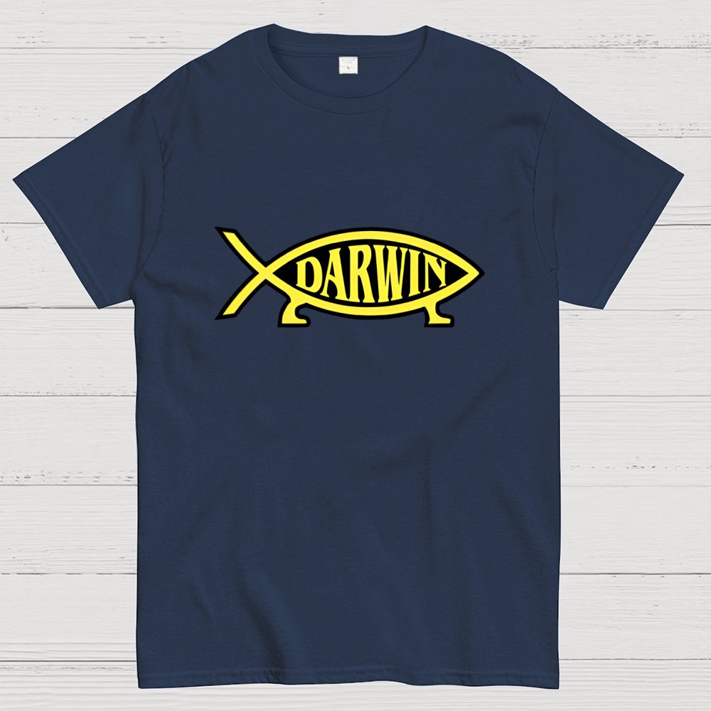 Darwin Fish Geek T-Shirt