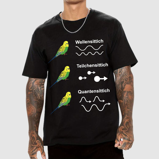 science Quantensittich Geek T-Shirt
