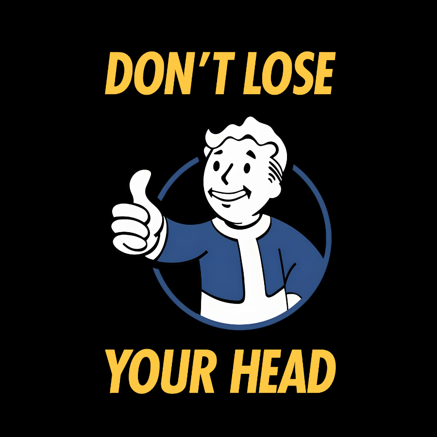 Don't Lose Your Head Geek T-Shirt