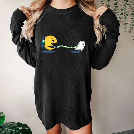 Ghost Catcher Washed Long Sleeve Tee