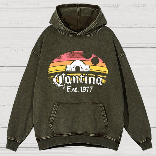 1977 Bistro Vintage Distressed Hoodie