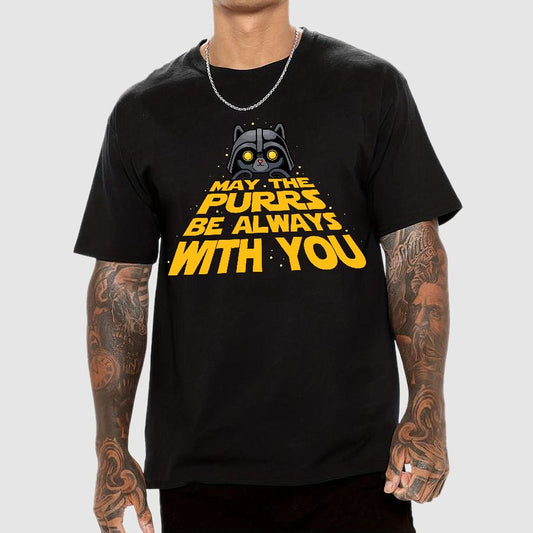 May The Purrs Be With You Geek T-Shirt