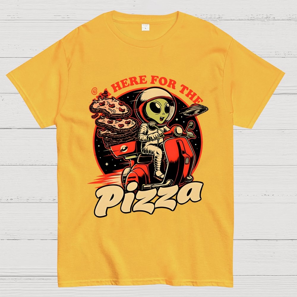 Space Pizza Delivery Unisex Geek T-Shirt