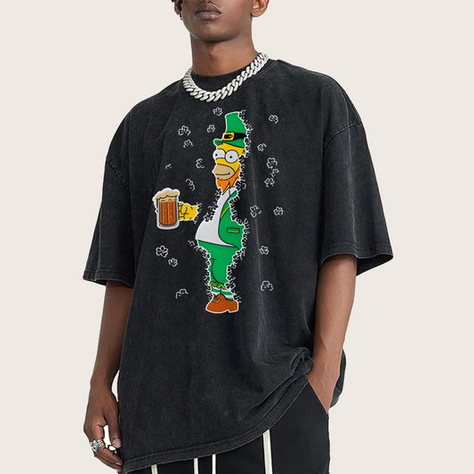 Into the Clovers-St. Patrick's Day Vintage Distressed T-shirt
