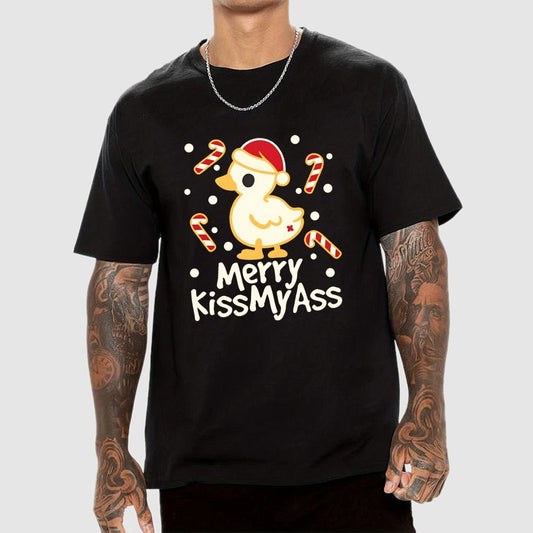 Duck Merry Kissmyass Geek T-Shirt