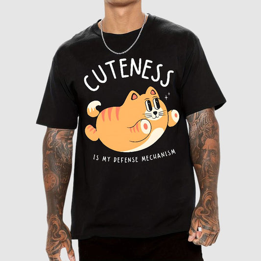 Cuteness is My Defense Mechanism Geek T-Shirt