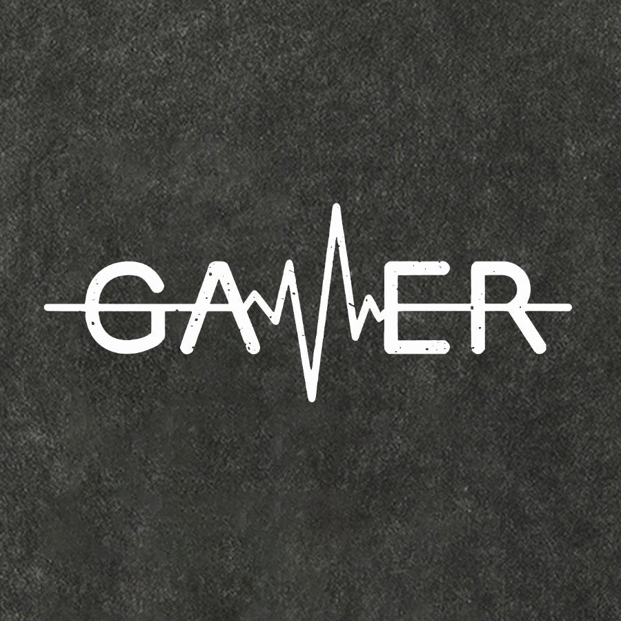 Gamer Heartbeat Vintage Distressed T-shirt