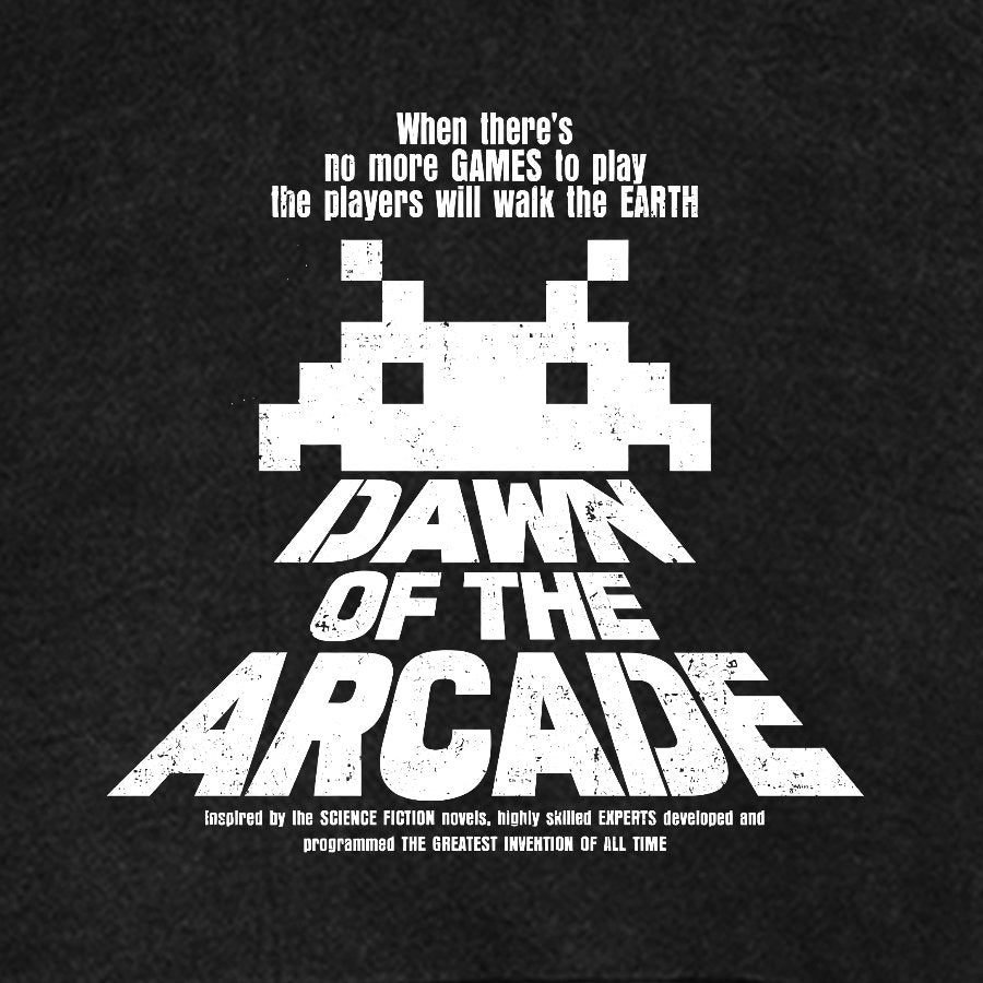 Dawn Of The Arcade Vintage Distressed Hoodie